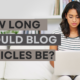 How long should content be for SEO?